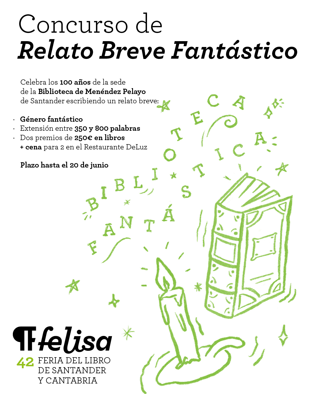 Felisa 2023 convoca el Concurso Biblioteca Fantástica